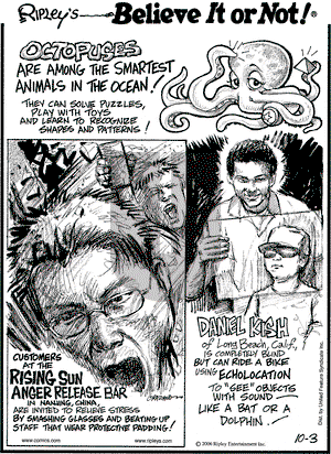Ripley's Believe It or Not on Tuesday October 3, 2006 Comic Strip
