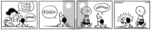 Peanuts on Wednesday June 30, 1954 Comic Strip