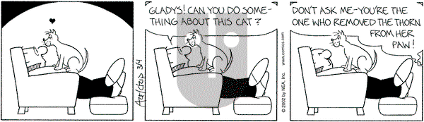 The Born Loser on Monday March 4, 2002 Comic Strip