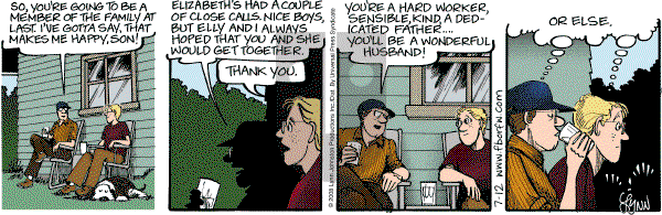 For Better or For Worse - Saturday July 12, 2008 Comic Strip