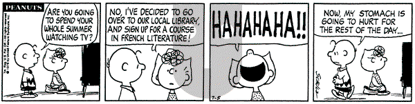 Peanuts on Monday July 5, 1976 Comic Strip