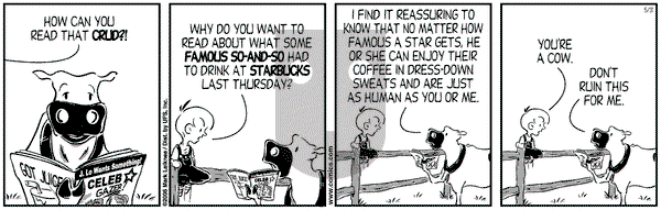 Cow and Boy Classics on Wednesday May 31, 2006 Comic Strip