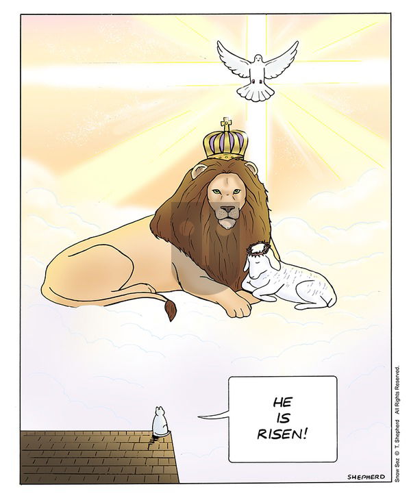Snow Sez on Sunday March 31, 2024 Comic Strip