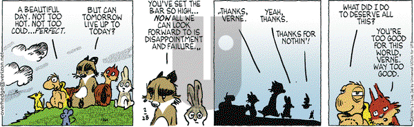 Over the Hedge on Saturday February 28, 2015 Comic Strip