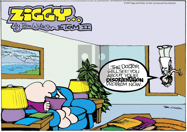 Ziggy - Sunday January 7, 2007 Comic Strip