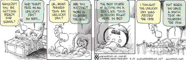 Non Sequitur on Thursday March 13, 2008 Comic Strip