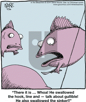 In the Bleachers on Wednesday April 30, 2014 Comic Strip