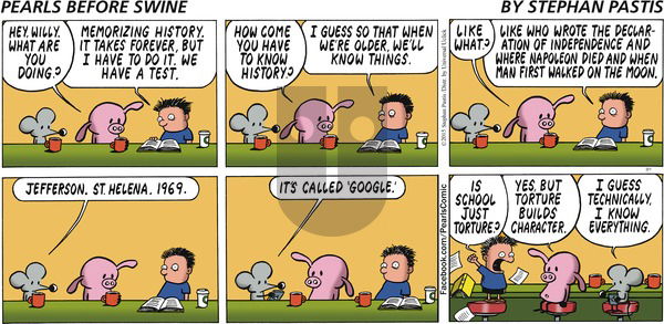 Pearls Before Swine on Sunday March 1, 2015 Comic Strip