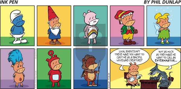 Ink Pen on Sunday September 14, 2008 Comic Strip