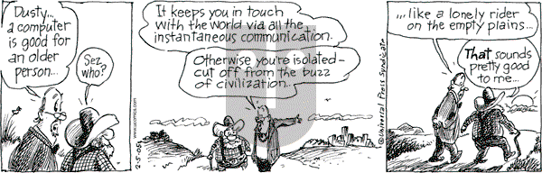 The Elderberries on Saturday February 5, 2005 Comic Strip
