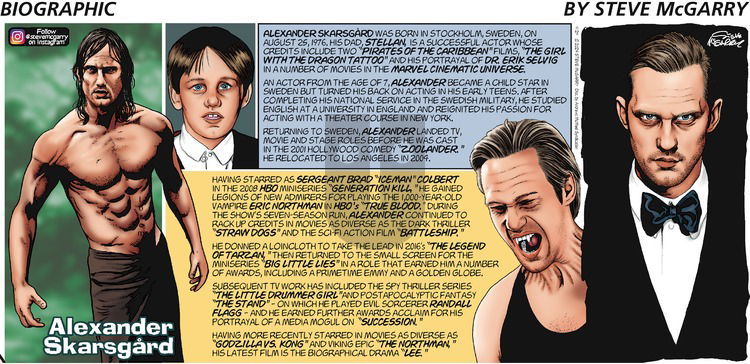 Biographic on Sunday September 29, 2024 Comic Strip