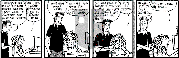 Clear Blue Water on Thursday August 5, 2004 Comic Strip