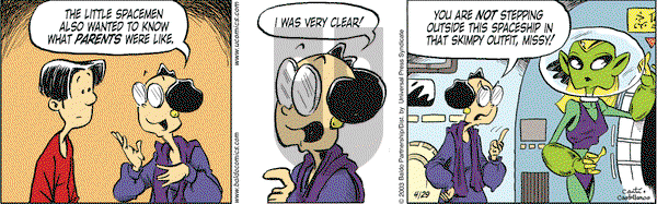 Baldo on Tuesday April 29, 2003 Comic Strip