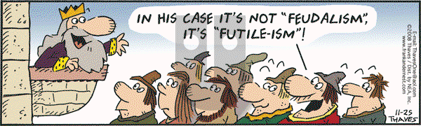 Frank and Ernest on Tuesday November 25, 2008 Comic Strip