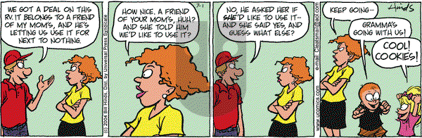 Cleats on Friday July 2, 2004 Comic Strip