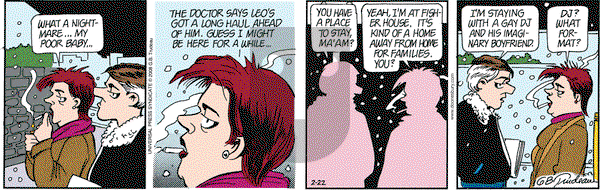 Doonesbury on Friday February 22, 2008 Comic Strip