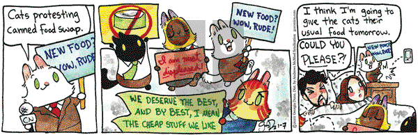 Breaking Cat News - Friday January 7, 2022 Comic Strip