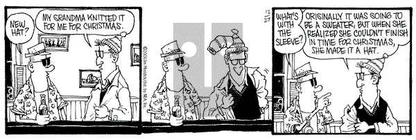 Monty on Wednesday December 27, 2006 Comic Strip