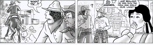 Alley Oop on Thursday October 18, 2007 Comic Strip