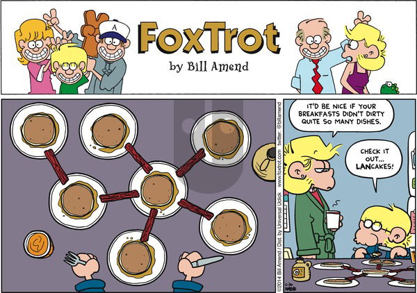 FoxTrot on Sunday November 30, 2014 Comic Strip