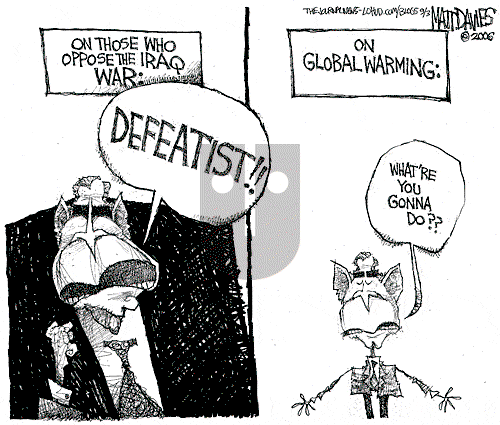 Matt Davies on Tuesday September 5, 2006 Comic Strip