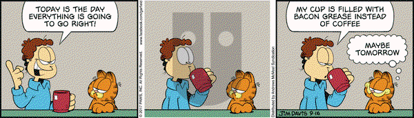 Garfield on Saturday September 16, 2017 Comic Strip