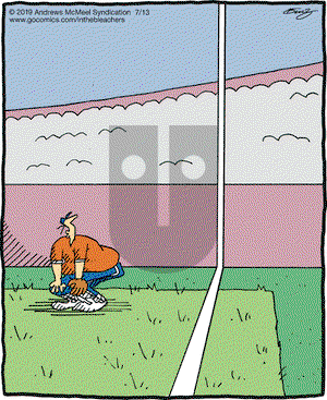 In the Bleachers on Saturday July 13, 2019 Comic Strip
