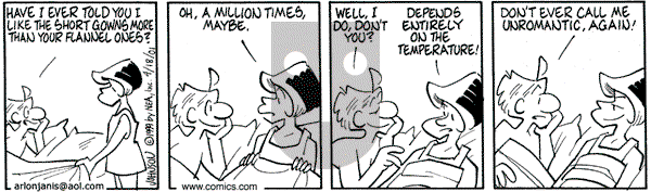 Arlo and Janis on Wednesday April 18, 2001 Comic Strip