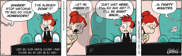 Ginger Meggs - Wednesday November 29, 2023 Comic Strip