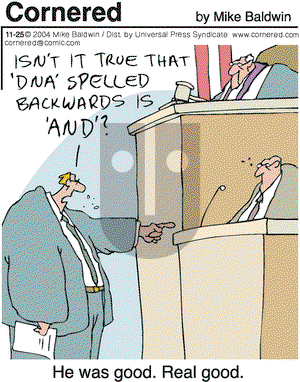 Cornered on Thursday November 25, 2004 Comic Strip