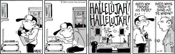 FoxTrot on Saturday June 10, 1989 Comic Strip