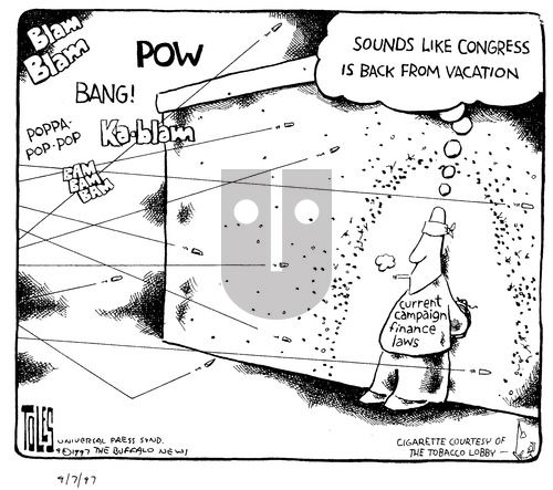 Tom Toles on Sunday September 7, 1997 Comic Strip