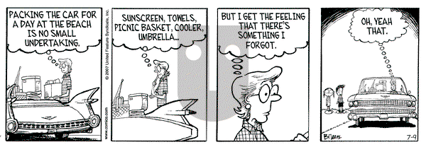 Grand Avenue on Monday July 9, 2007 Comic Strip