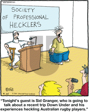 In the Bleachers on Saturday January 11, 2003 Comic Strip