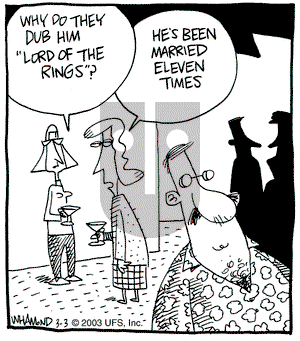 Reality Check on Monday March 24, 2003 Comic Strip