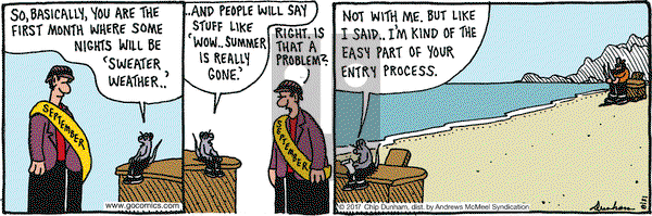 Overboard on Thursday August 31, 2017 Comic Strip
