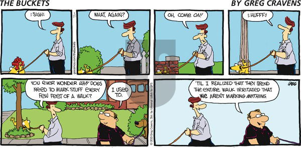 The Buckets on Sunday September 27, 2015 Comic Strip