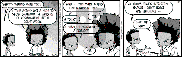 The Boondocks on Saturday April 5, 2014 Comic Strip