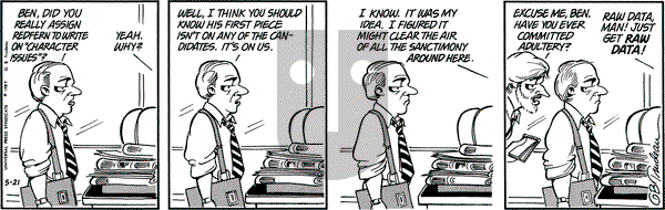 Doonesbury on Thursday May 21, 1987 Comic Strip