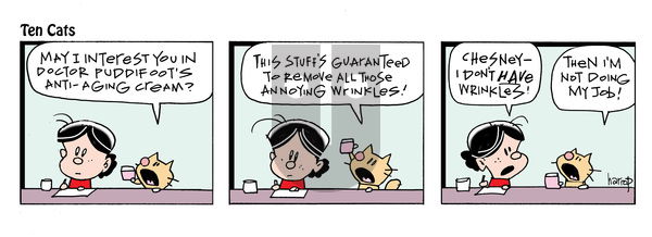 Ten Cats on Thursday May 1, 2025 Comic Strip
