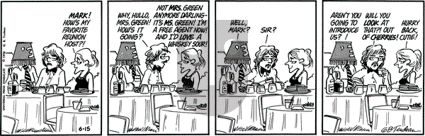 Doonesbury on Tuesday June 15, 1976 Comic Strip