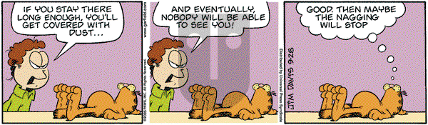 Garfield on Wednesday September 28, 2005 Comic Strip