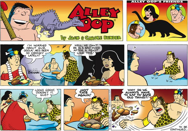 Alley Oop on Sunday November 14, 2004 Comic Strip