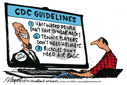 Henry Payne on Friday May 14, 2021 Comic Strip