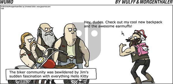 WuMo on Sunday October 9, 2016 Comic Strip