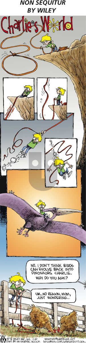 Non Sequitur on Sunday January 31, 2016 Comic Strip