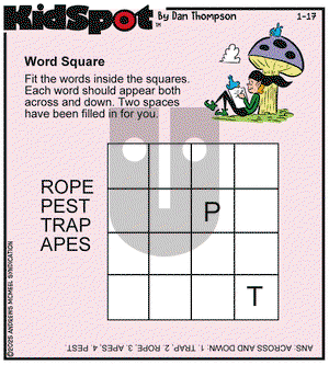 KidSpot on Friday January 17, 2025 Comic Strip