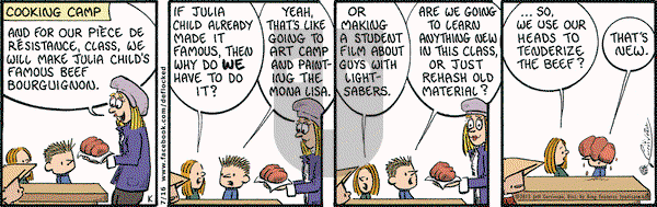 DeFlocked on Tuesday July 16, 2013 Comic Strip