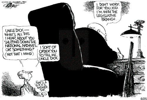 Pat Oliphant on Monday June 25, 2007 Comic Strip