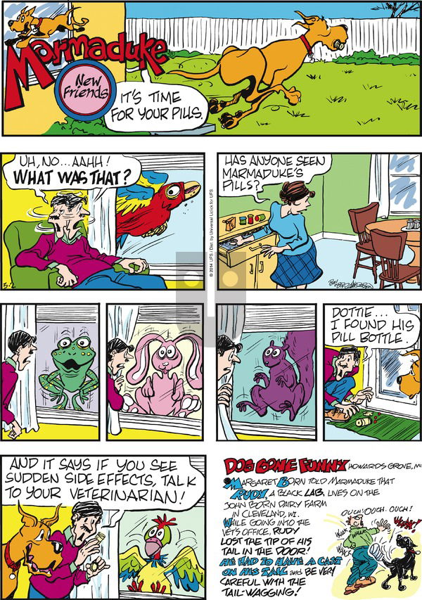 Marmaduke on Sunday March 2, 2014 Comic Strip